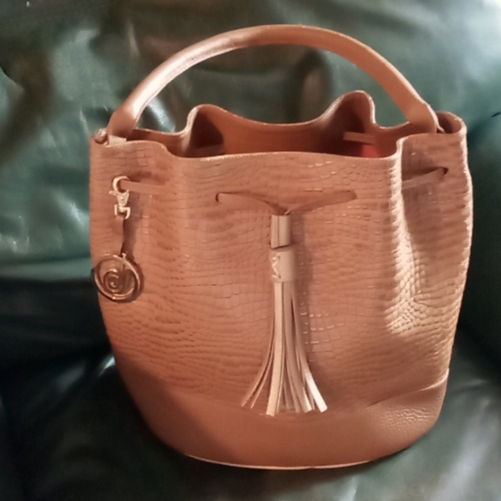 Bucket Bag with Tassel NWT